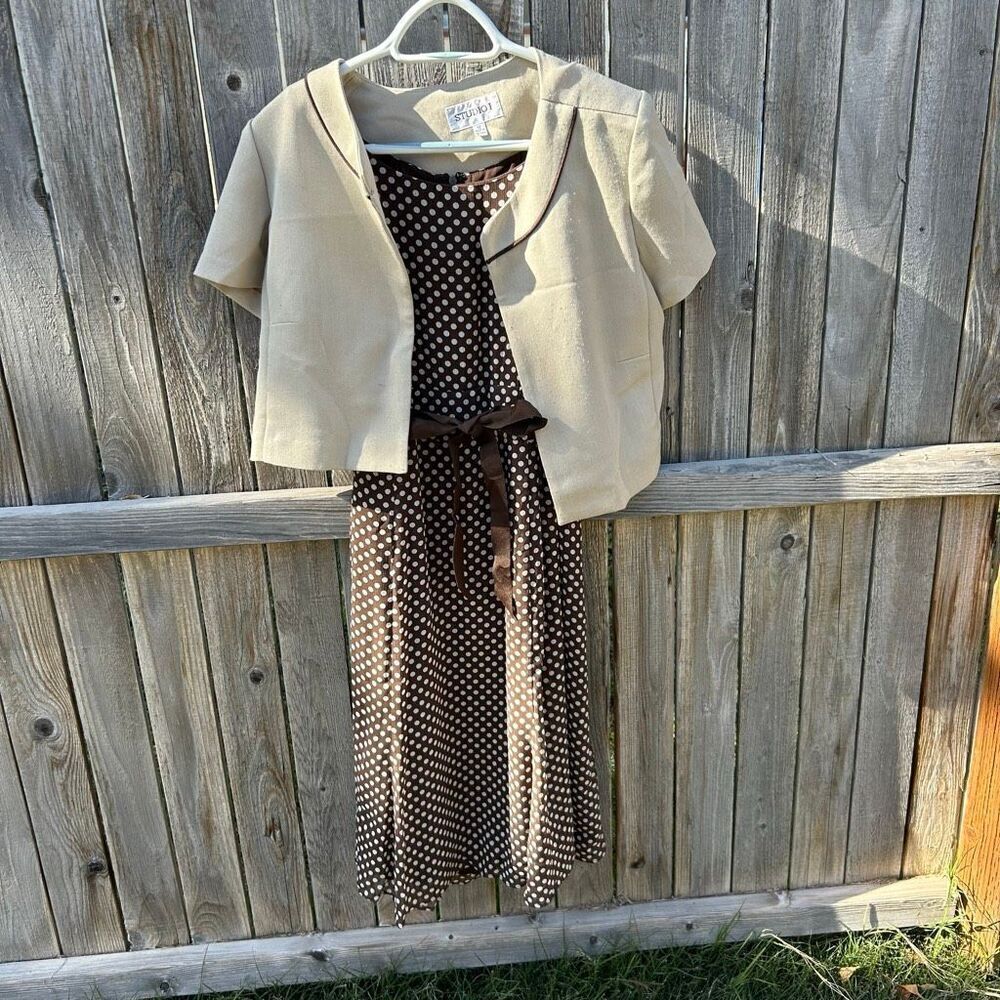 Vintage Studio I dress and jacket combo size 12
